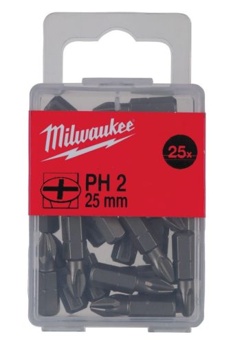 Milwaukee Csavarozó bit - 25 mm - PH 2 - 25 db/csomag