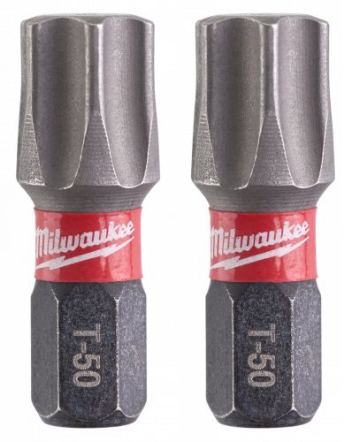 Milwaukee Shockwave Impact Duty™ csavarozó bit - 25 mm - TX 50 - 2 db/bliszter